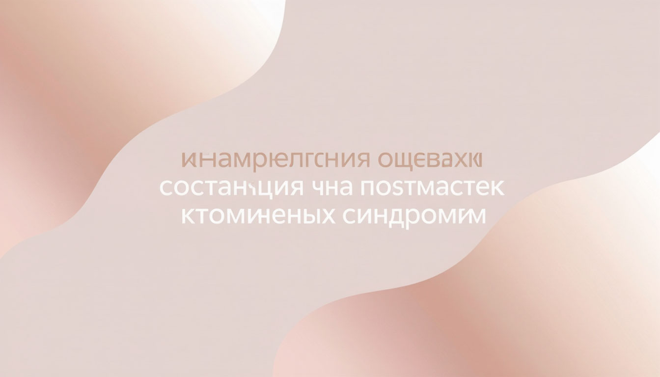 Комплексная оценка состояния пациенток с постмастэктомическим синдромом